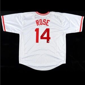 Pete Rose Autographed Jersey